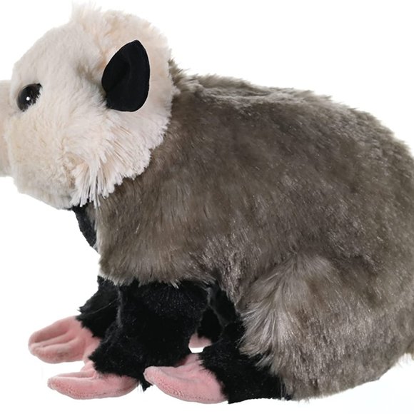 Wild Republic 12" Opossum Plush Stuffed Animal Toy Cuddlekins Possum - Picture 5 of 5